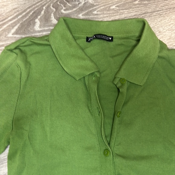 Zara Kelly Green Long Sleeve - Picture 3 of 4
